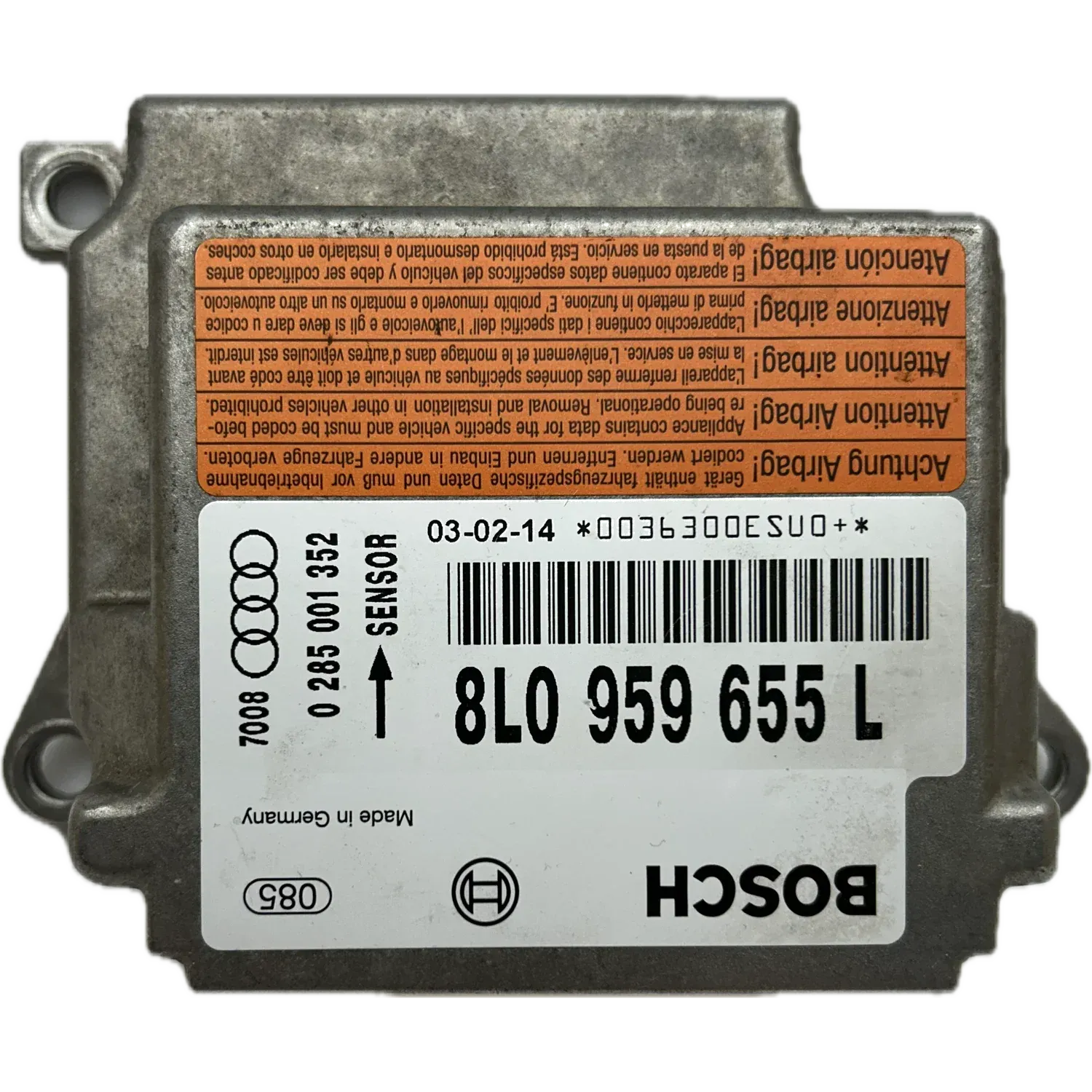 Réparation calculateur airbag Audi A3 8L