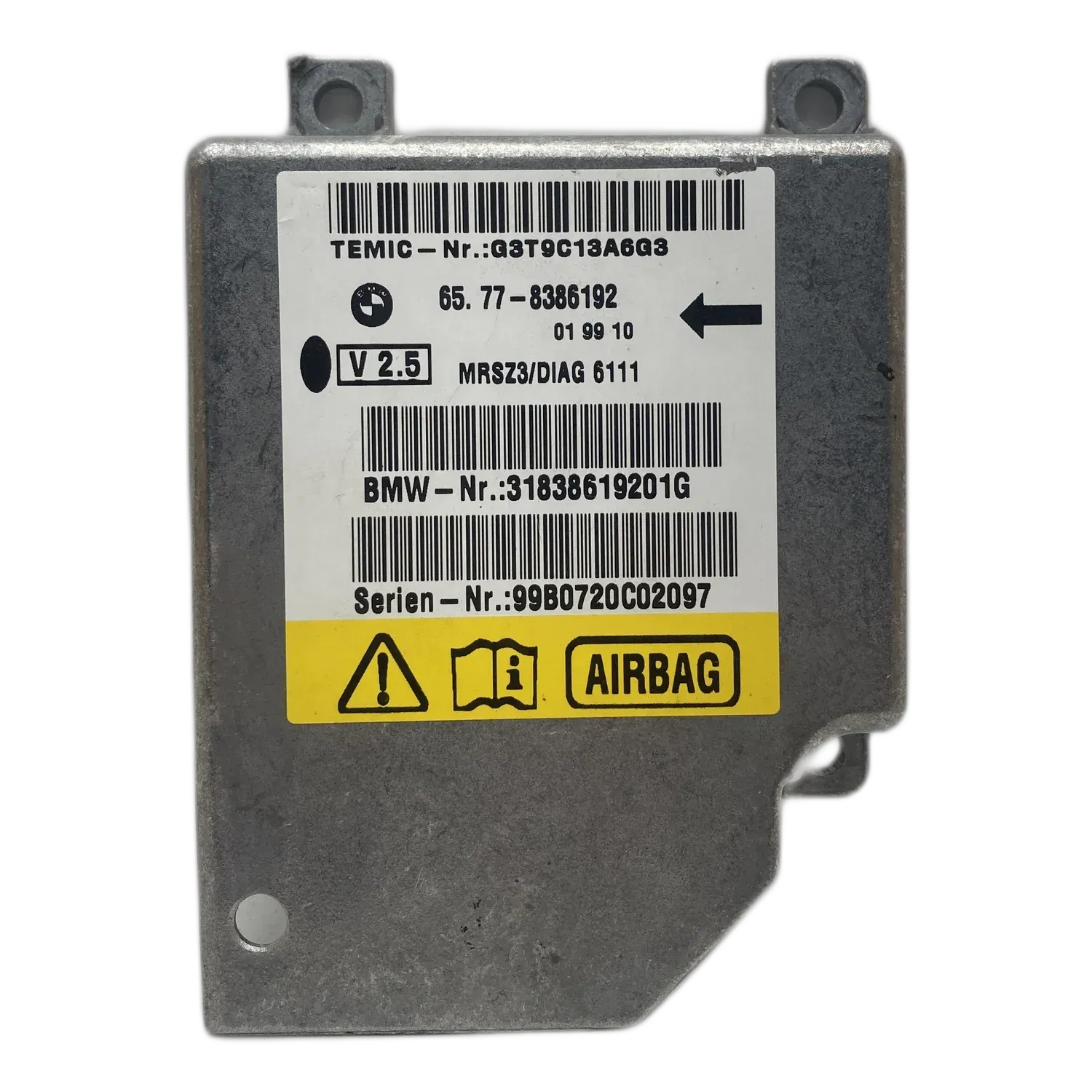 Réparation calculateur airbag BMW Z3 E36/7 Roadster