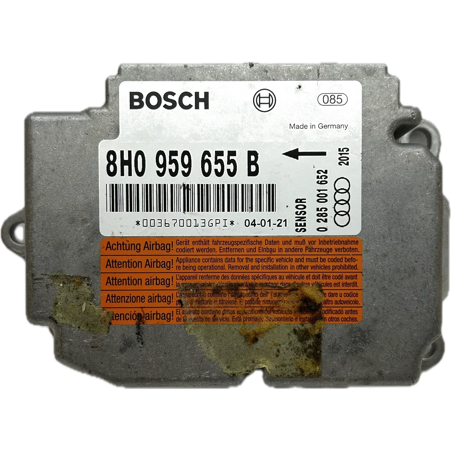 Réparation calculateur airbag Audi A4 B6 8E