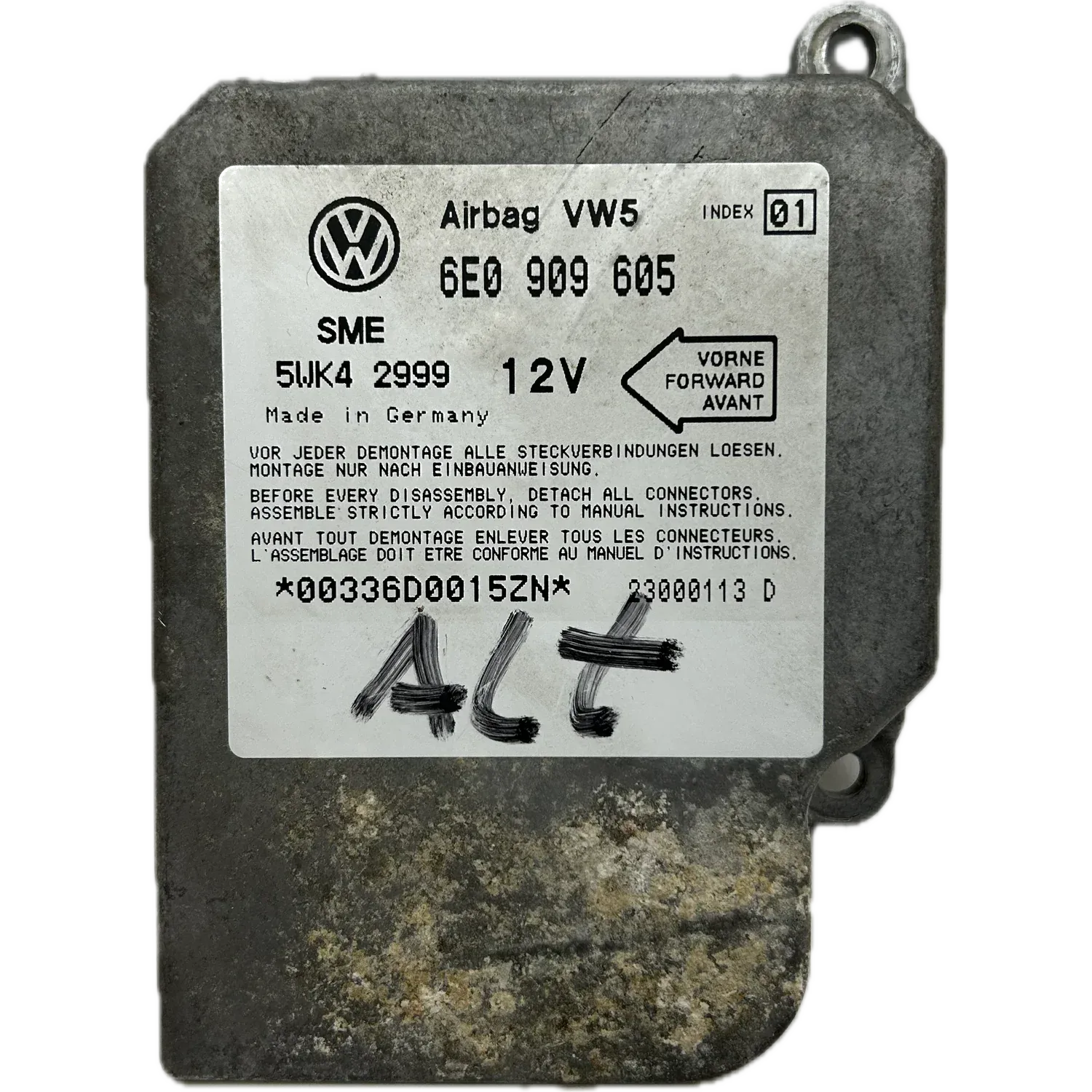 Volkswagen Lupo 6X Réparation calculateur airbag