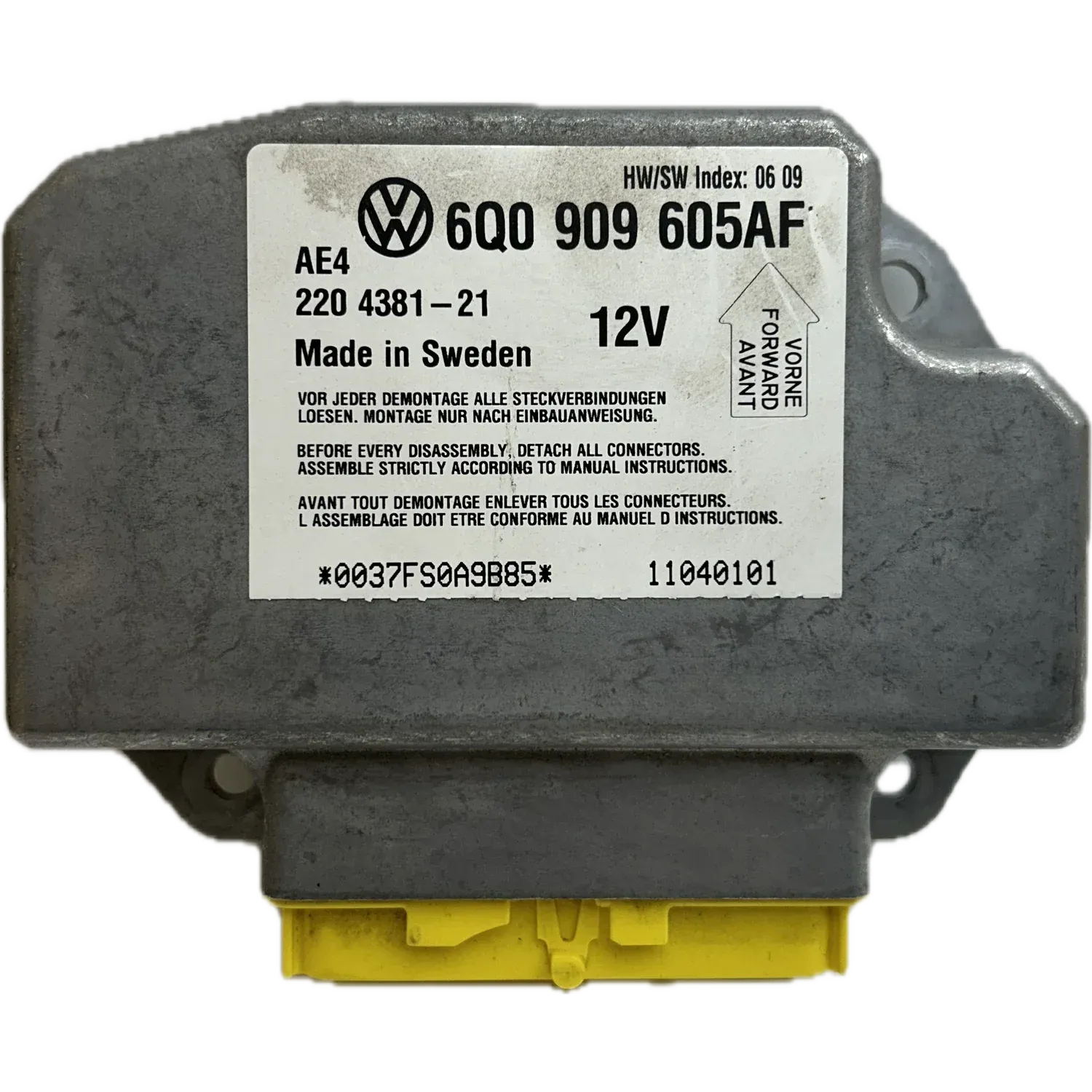 Réparation du calculateur d'airbag Volkswagen New Beetle