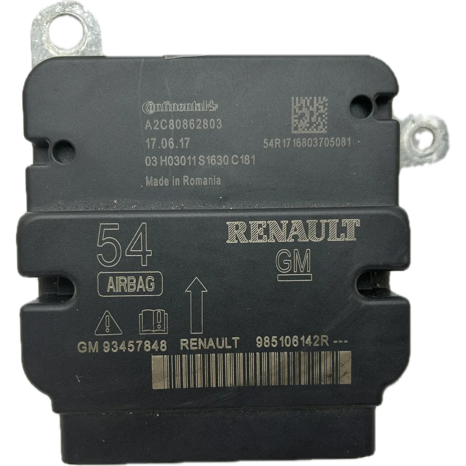 Réparation calculateur airbag Renault Trafic I