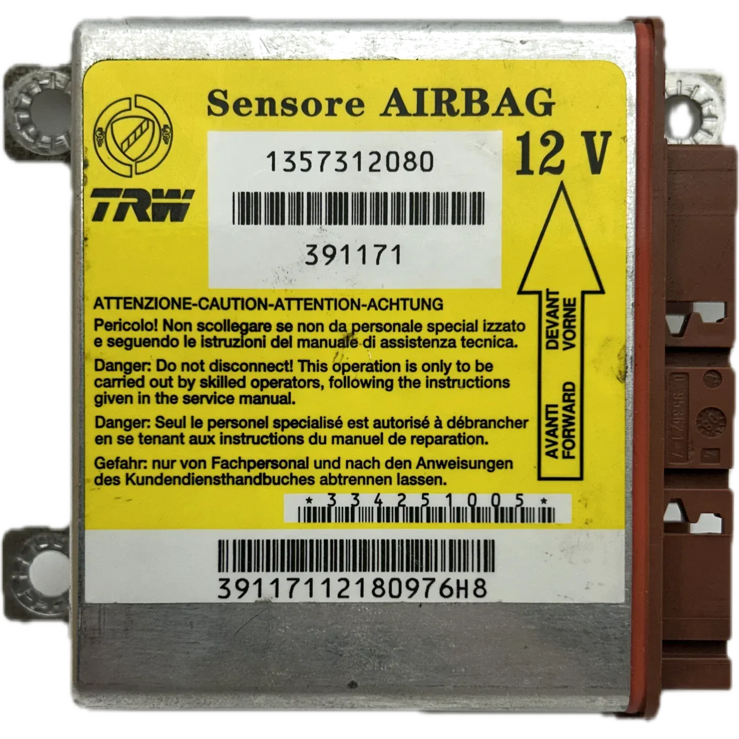 Réparation calculateur airbag Citroën Jumper III
