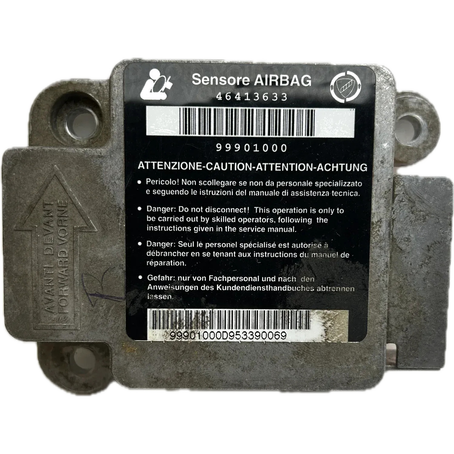 Réparation calculateur airbag Fiat Brava 182