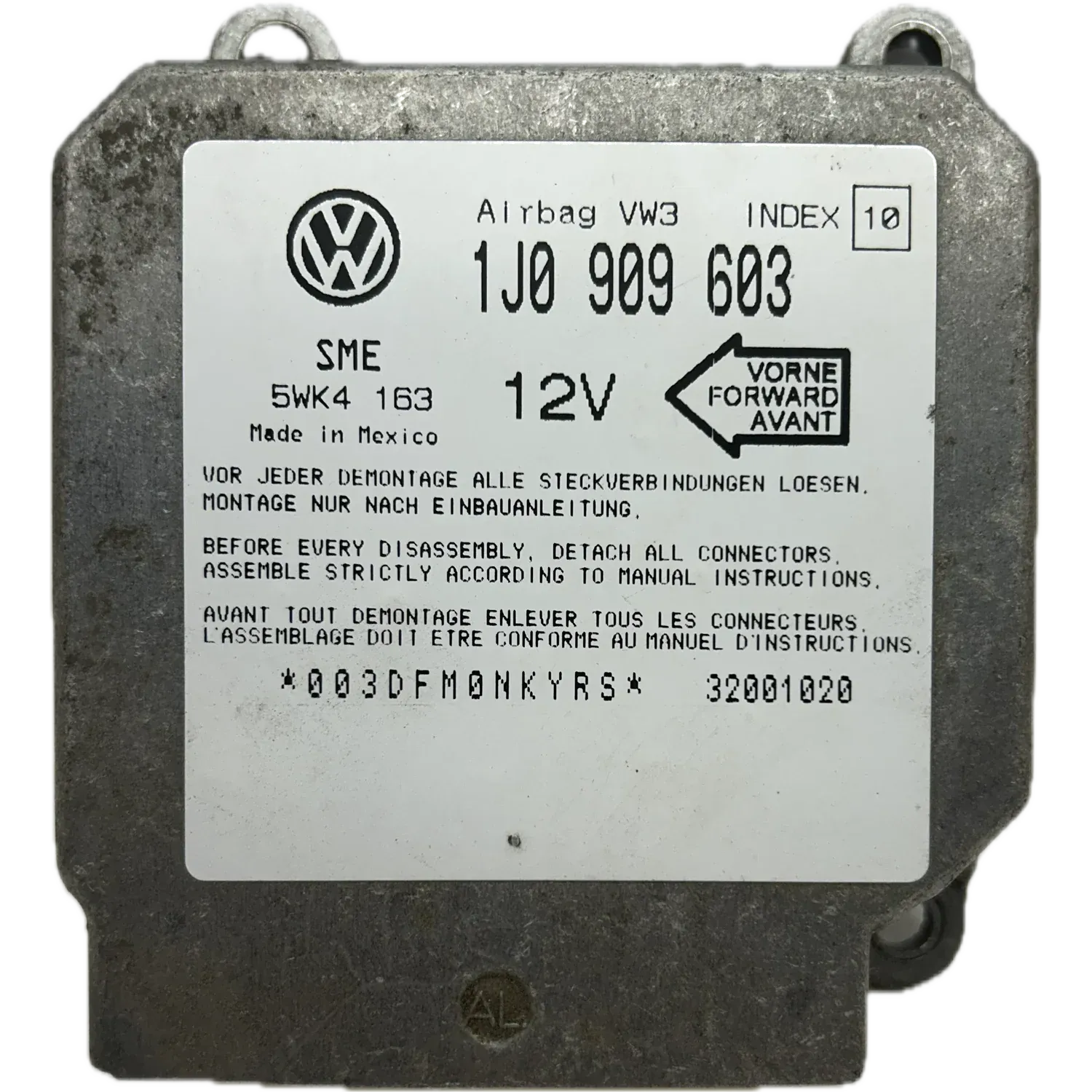 Réparation calculateur airbag Seat Ibiza Mk2