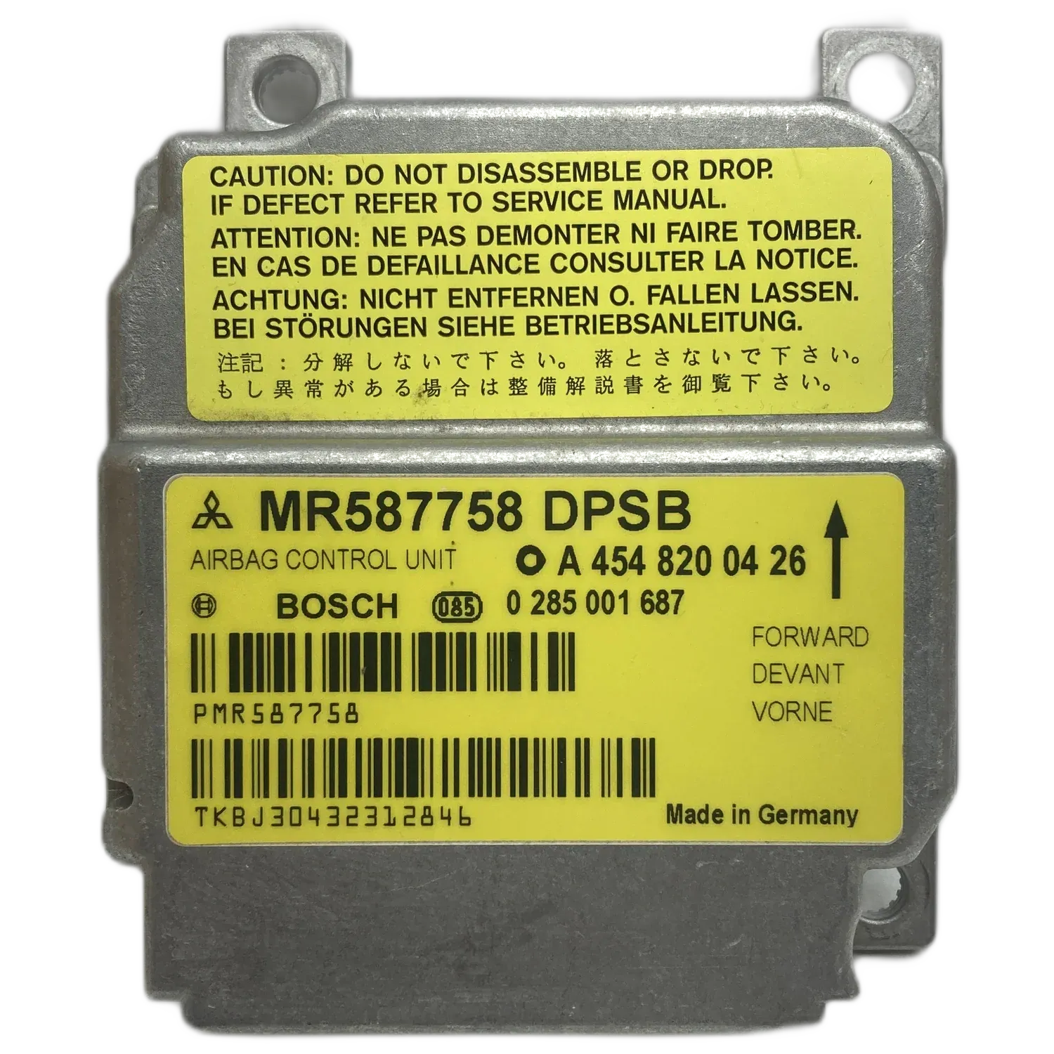 Réparation calculateur airbag Smart Forfour W454