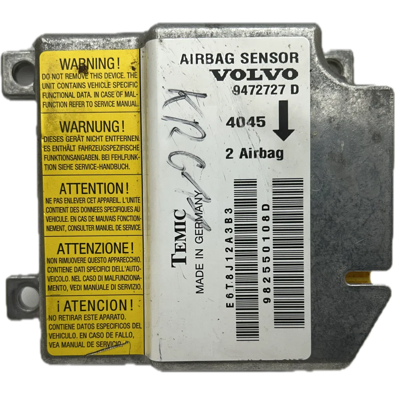 Réparation calculateur airbag Volvo V70 Série 1