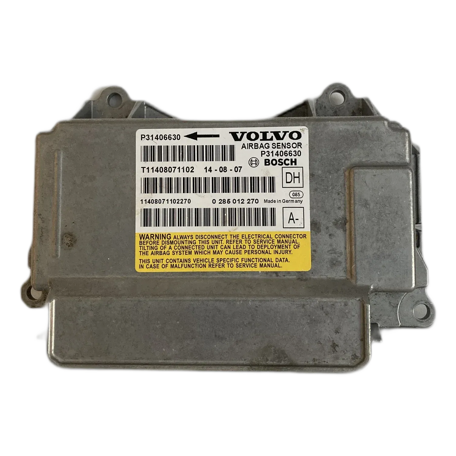 Réparation calculateur airbag Volvo V70 Serie 2