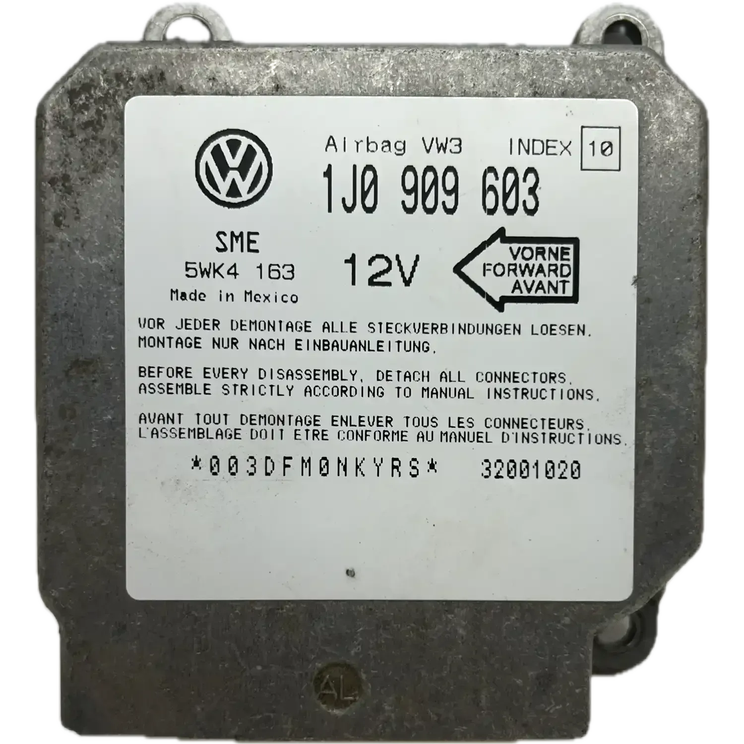 1J0 909 603 Airbag-Steuergerät Ersatzteil