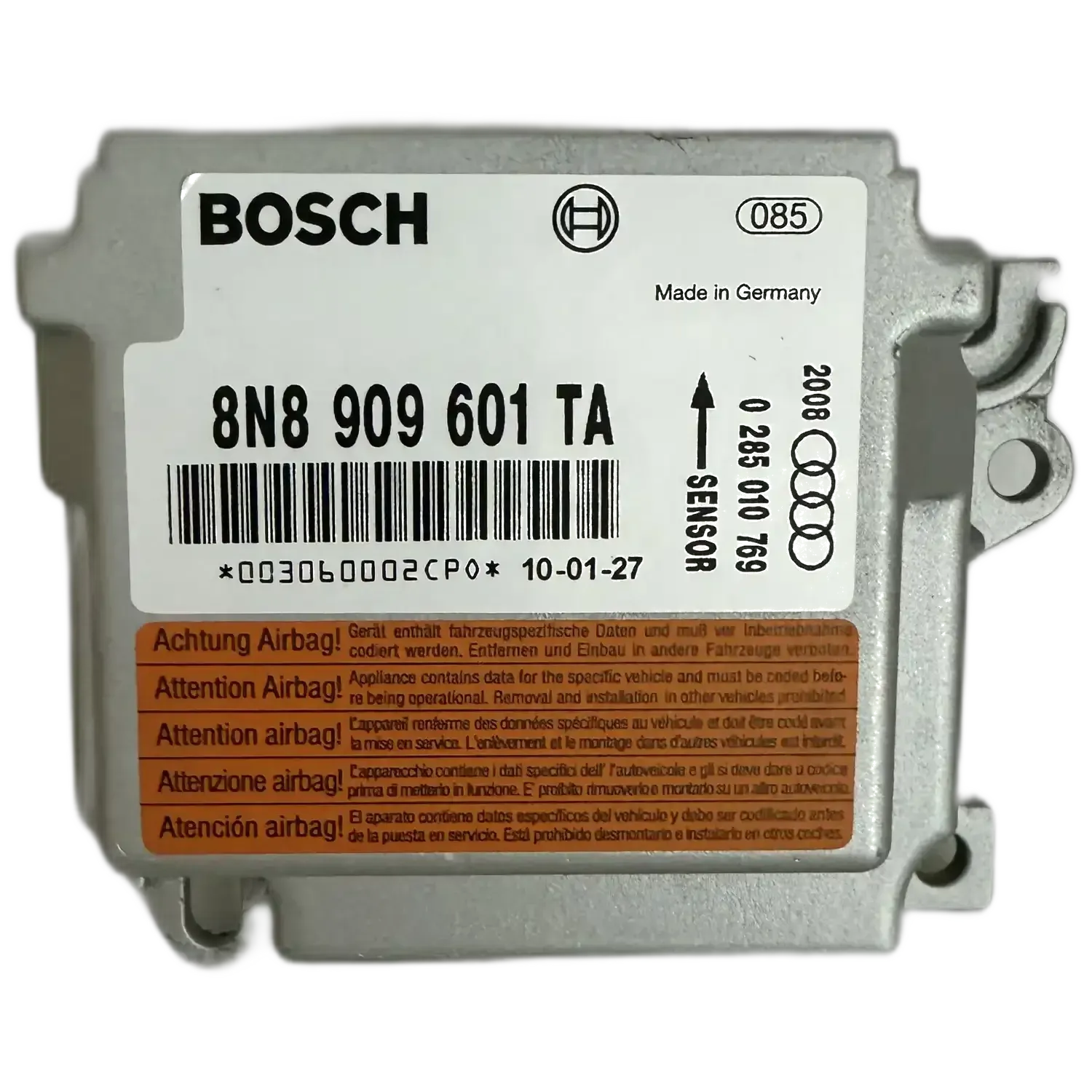 8N8 909 601 TA Airbag-Steuergerät Ersatzteil